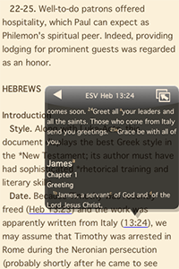 IVP NT Bible Background Commentary, Text with Bible Verse Pop-up