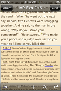 IVP Bible Background Commentary, Bible Text with Commentary in Split Screen