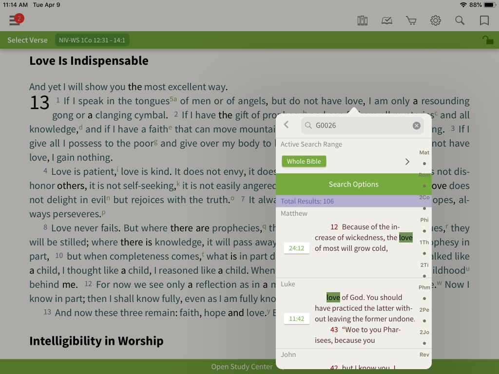 NIV Word Study Bible 2