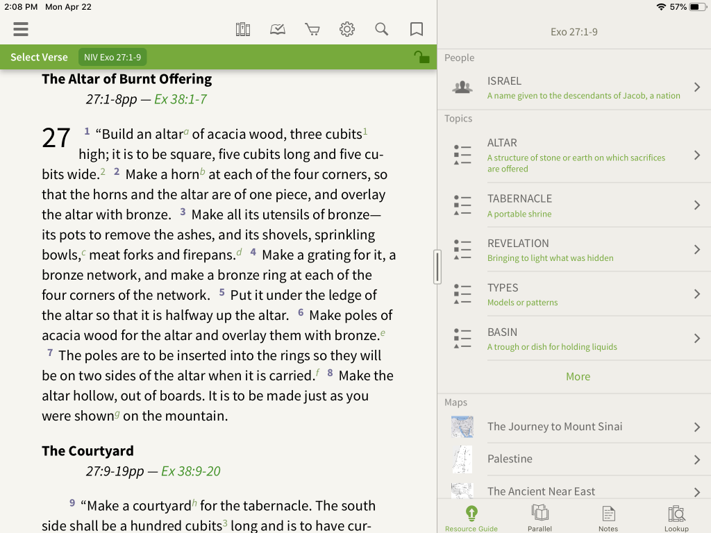 Zondervan Encyclopedia of the Bible in the Olive Tree Bible App 2