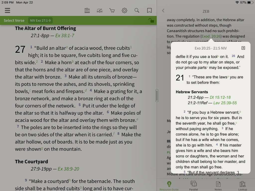 Zondervan Encyclopedia of the Bible in the Olive Tree Bible App 5