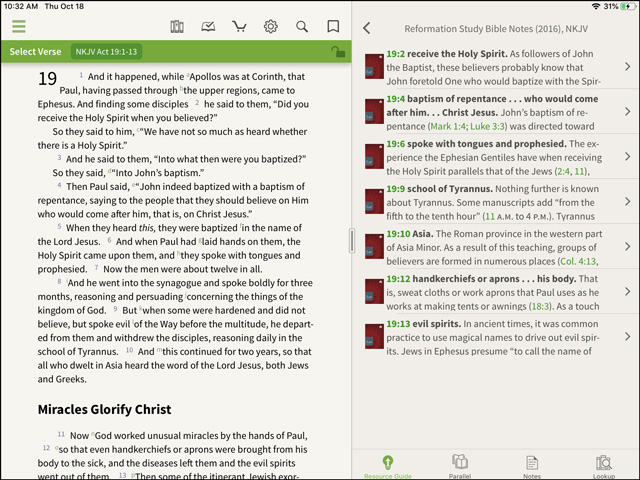 Reformation Study Bible Commentary