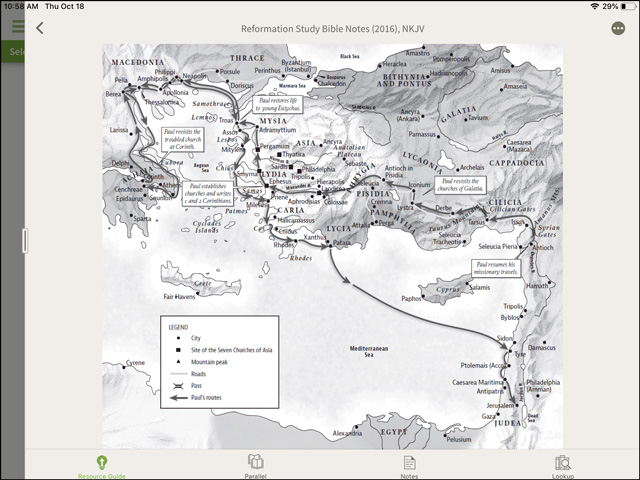 Reformation Study Bible Map 1