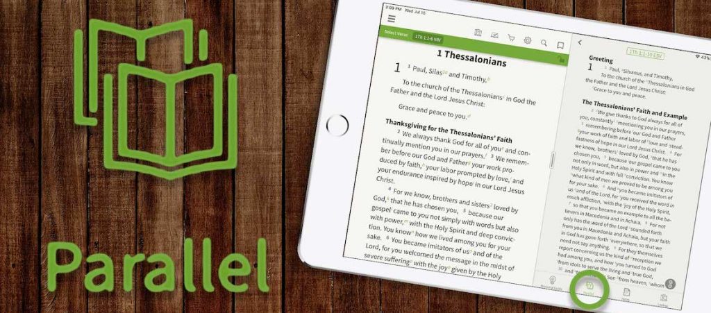 parallel bible tab and study