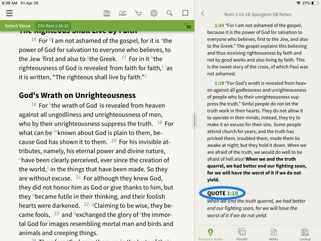 Spurgeon Study Bible 1