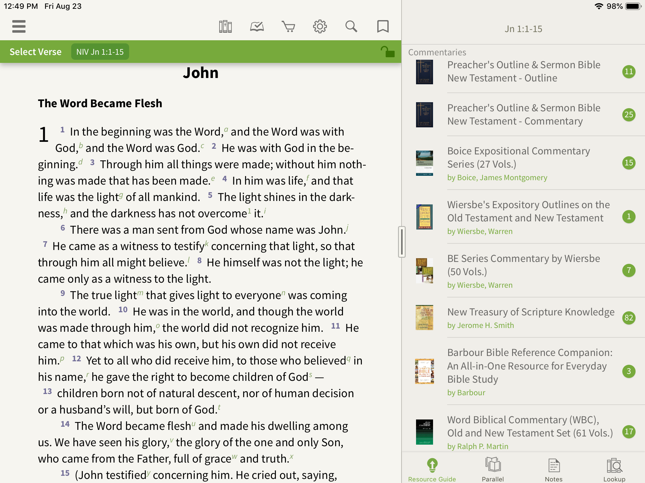 5 Benefits Of The Word Biblical Commentary Olive Tree Blog 