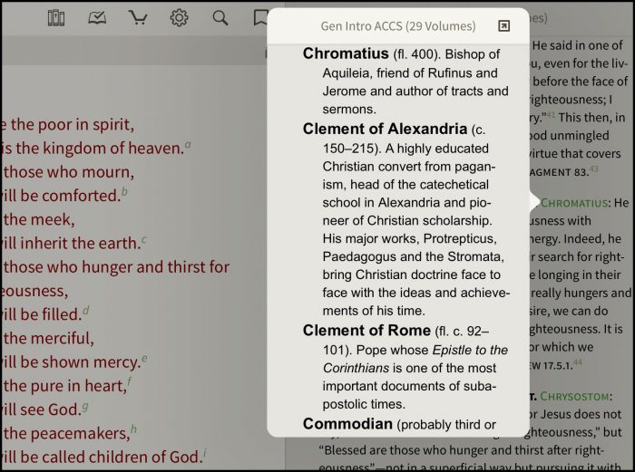 CHROMATIUS commentary on the beatitudes