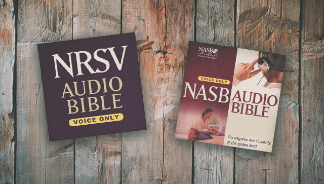 NRSV NASB audio bible olive tree app