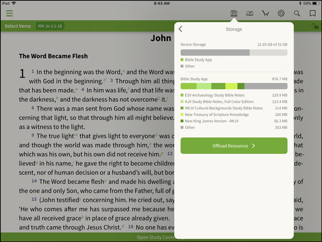 audio bible app iPad