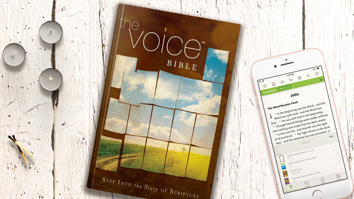 The Voice Bible and Olive Tree Bible App