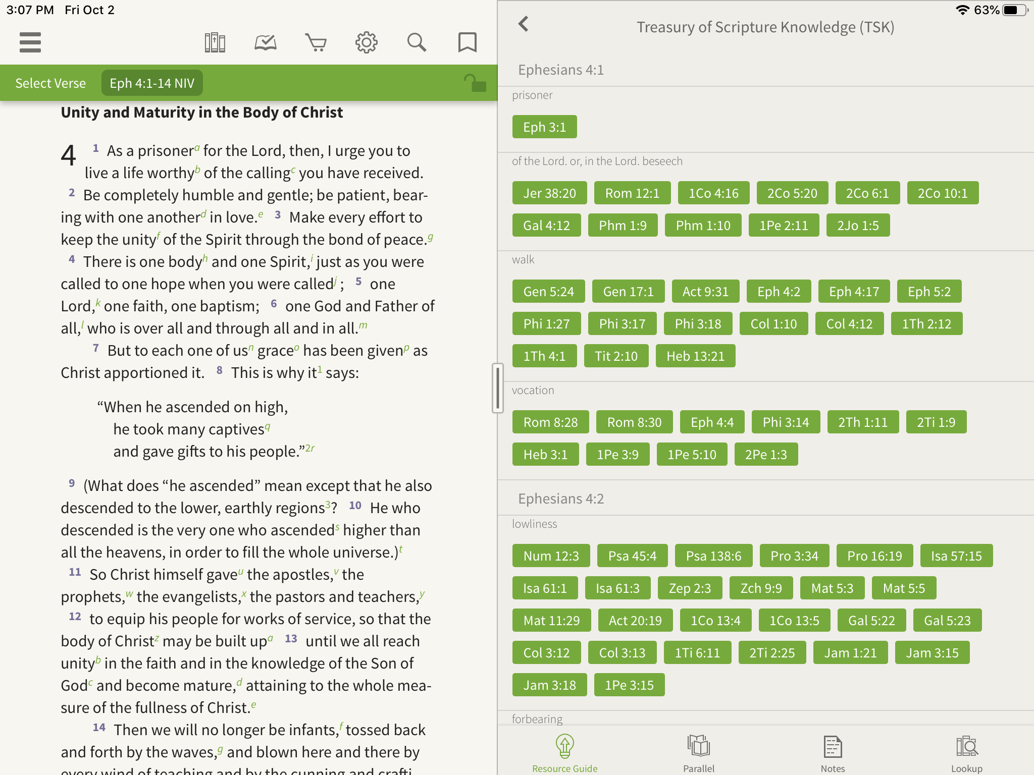 List of Cross References - Difference Between Cross References and Concordances