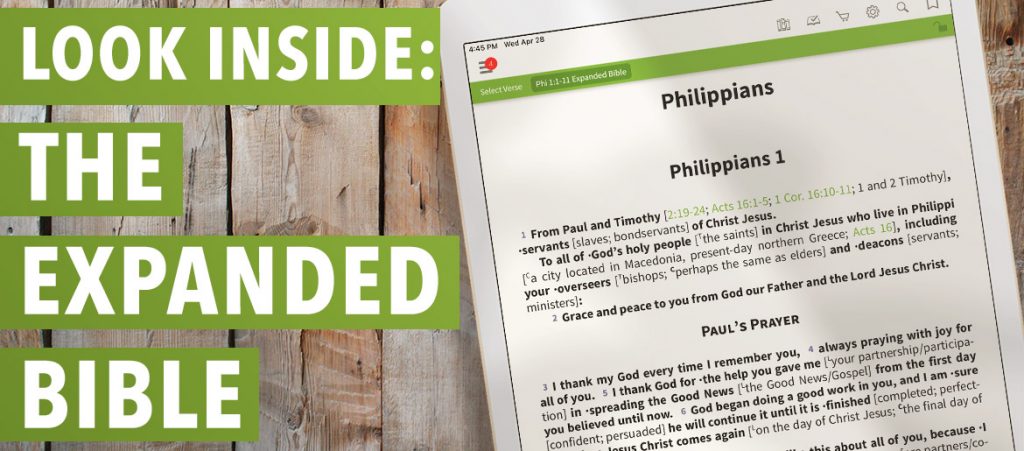 Expanded Bible Look Inside