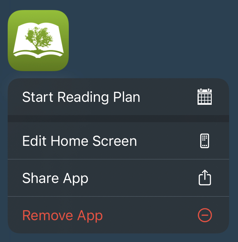 share olive tree iOS