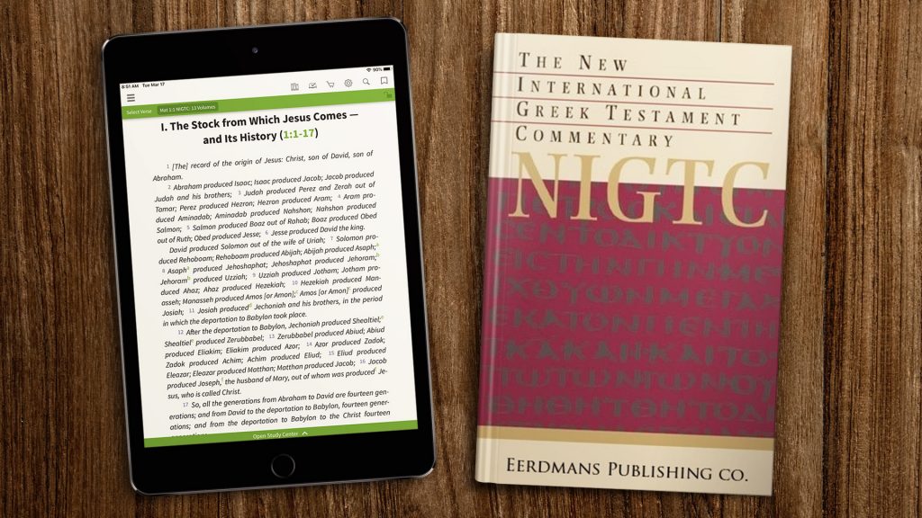 NIGTC new international greek testament commentary