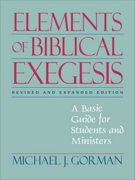 Elements of Biblical Exegesis