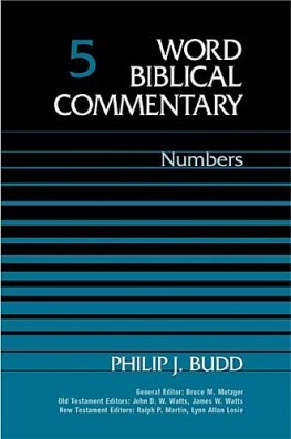 Word Biblical Commentary: Volume 5: Numbers (WBC)