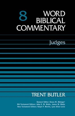 Word Biblical Commentary: Volume 8: Judges (WBC)