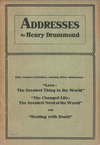 Addresses by Henry Drummond