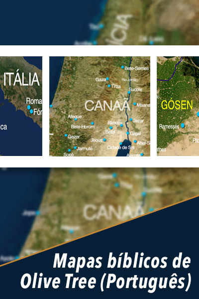 Mapas bíblicos de Olive Tree (Português)