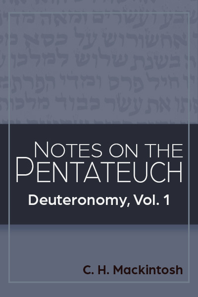 Notes on the Pentateuch: Notes on Deuteronomy, Volume 1