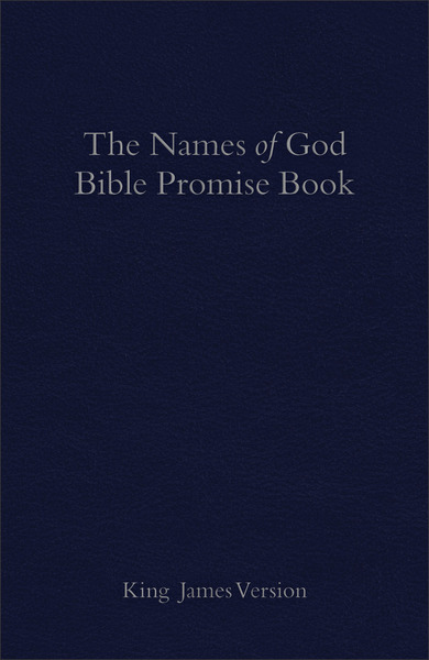 The KJV Names of God Bible Promise Book, Blue Imitation Leather