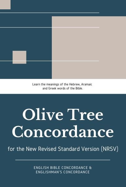 Olive Tree NRSV Concordance with NRSV Bible