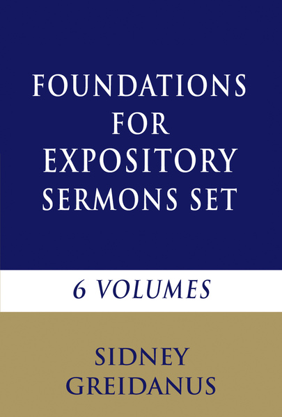 Foundations for Expository Sermons Set (6 Vols.)