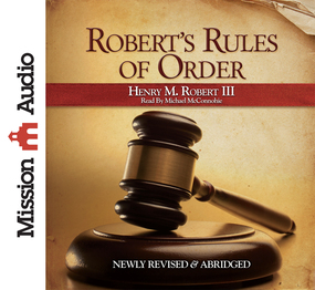 Robert's Rules of Order