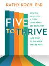 Five to Thrive: How to Determine If Your Core Needs Are Being Met (and What to Do When They're Not)