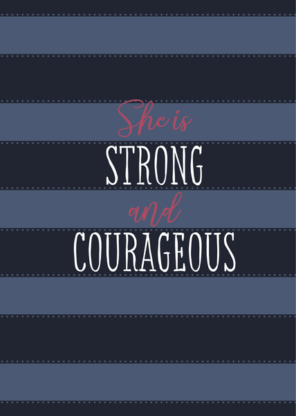 She Is Strong and Courageous: A 90-Day Devotional